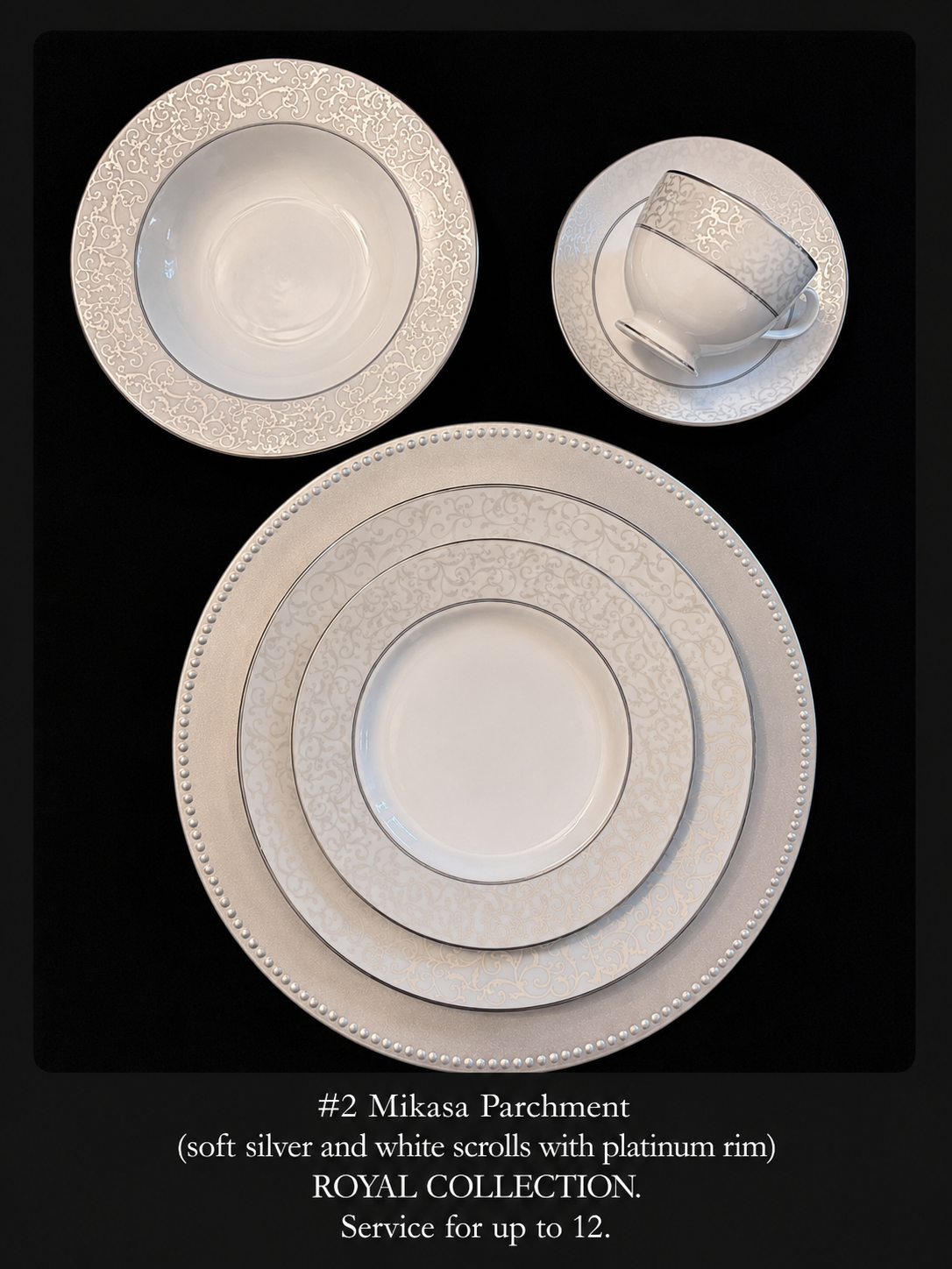 #2 Mikasa Parchment fine china set