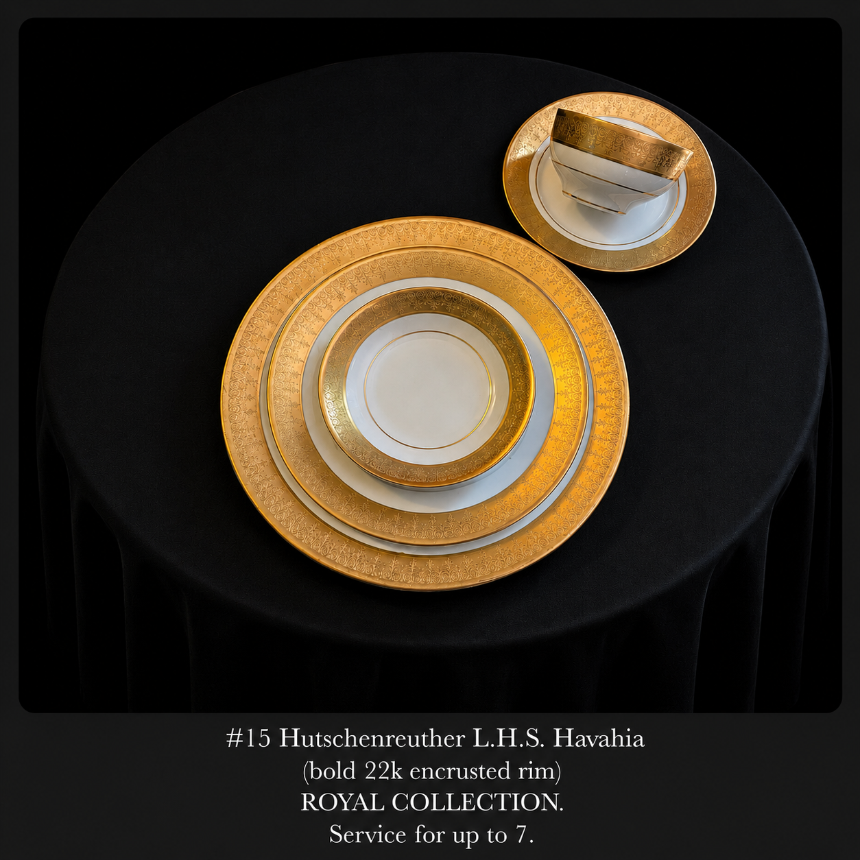 #15 Hutschenreuther L.H.S. Havahia fine china set